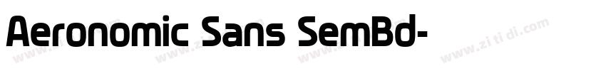 Aeronomic Sans SemBd字体转换 Aeronomic Sans SemBd字体转换
